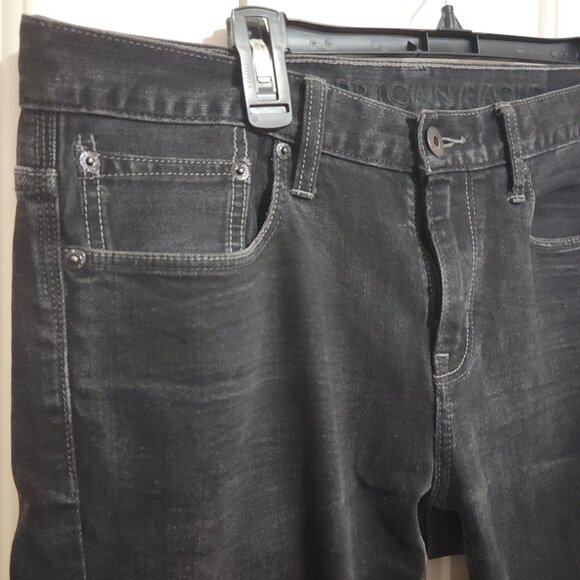 Men's American Eagle Black Slim Jeans 32W x 34L - Picture 2 of 8